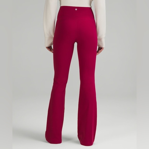Lululemon Groove Nulu Super-High-Rise Flared Pant Regular - Size 2 -Pomegranate - Picture 12 of 14